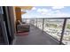 Enjoy the amazing views from this spacious balcony with glass railings at 8255 S Las Vegas Blvd # 1514, Las Vegas, NV 89123