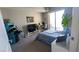Bright bedroom with natural light, complete with a balcony and a cozy workspace at 8255 S Las Vegas Blvd # 1514, Las Vegas, NV 89123