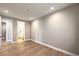 Neutral bedroom with hardwood floors; bathroom attached at 8316 Broad Peak Dr, Las Vegas, NV 89131