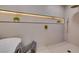 Bathroom featuring a step in shower, tub, and recessed lighting at 9520 Sundial Dr, Las Vegas, NV 89134