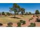 Scenic view of the well-manicured golf course and surrounding homes at 9520 Sundial Dr, Las Vegas, NV 89134