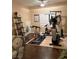 Bright home gym featuring wood floors, exercise equipment, and a window providing natural light at , Henderson, NV 89052