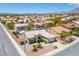 Aerial view of the home and neighborhood, showcasing the landscaped yard and surrounding community at 10301 Bent Brook Pl, Las Vegas, NV 89134