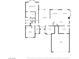 Simplified home floorplan showing room arrangements and overall layout of the living space at 10301 Bent Brook Pl, Las Vegas, NV 89134