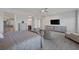 Main bedroom with a calm color palette, carpeted floors, and ample space for relaxation at 11088 Westcroft Way, Las Vegas, NV 89183
