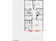 Detailed floorplan showcasing the second floor's bedroom and bathroom layout at 136 Silver Run Ln, Las Vegas, NV 89138
