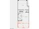 Detailed floorplan displaying the layout of the first floor including the porch and garage at 136 Silver Run Ln, Las Vegas, NV 89138