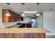 Modern kitchen featuring granite countertops, pendant lighting, and stainless steel appliances at 150 Las Vegas Blvd # 2003, Las Vegas, NV 89101