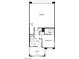 Floor plan showcasing a bedroom, bathroom, entry, and garage at 1533 Bat Hawk St, Las Vegas, NV 89144