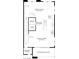 Second floor floorplan showing a kitchen, great room, casual dining and covered balcony at 1543 Stone Perch St, Las Vegas, NV 89138