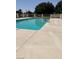 Community pool view with clear water at 2100 Plaza Del Padre, Las Vegas, NV 89102