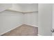Walk-in closet with carpeted floor and wooden clothes bar at 2228 Sky Island Dr, Henderson, NV 89002