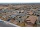 An aerial view showcases a well-planned community and the home's desirable location within it at 2729 Pavehawk Way, Las Vegas, NV 89156