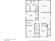 Detailed view of the second floor plan of the home, highlighting room sizes and layout at 2729 Pavehawk Way, Las Vegas, NV 89156