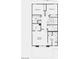 Second floor plan featuring 3 bedrooms, 2 bathrooms, walk-in closets, and a linen closet at 2775 Fantoni St, Henderson, NV 89044