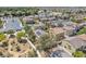 Aerial view of a residential neighborhood with tree-lined streets and well-maintained homes at 3521 Discovery Downs Ct, North Las Vegas, NV 89081