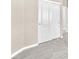 This bedroom has neutral carpet and a double closet at 3521 Discovery Downs Ct, North Las Vegas, NV 89081