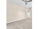 This is a main bedroom with neutral carpet and a ceiling fan at 3521 Discovery Downs Ct, North Las Vegas, NV 89081