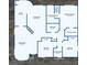 Layout of the home featuring a primary bedroom, kitchen, living room, dining room, and 3 bedrooms at 452 Waterwheel Falls Dr, Henderson, NV 89015