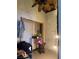 Large closet with hanging rod, shelving, and a ceiling fan at 5065 Celebrity Cir, Las Vegas, NV 89119