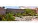 Low maintenance backyard area with desert landscaping at 6016 Bungalow Bay St, Las Vegas, NV 89130
