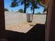 Enclosed backyard featuring gravel and a block wall offers a private outdoor space at 613 Cervantes Dr, Henderson, NV 89014