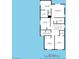 Upstairs floor plan featuring primary bedroom, bath, laundry, and additional bedrooms at 6611 Dove Point Pl, Las Vegas, NV 89130