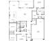 Layout showcasing the home's open-concept kitchen, great room, Primary suite, and two-bay garage at 6834 Fallen Rock St, North Las Vegas, NV 89084