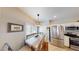 Kitchen and dining area with stainless steel appliances and plenty of room to eat at 76 Stock Option St # 2, Henderson, NV 89074