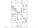 Detailed floor plan showcasing layout of bedrooms, bathrooms, kitchen, and garage at 1005 Old Creek Way, North Las Vegas, NV 89084