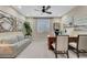 Spacious office featuring neutral tones, ample seating, and contemporary artwork at 1005 Old Creek Way, North Las Vegas, NV 89084