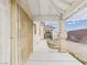 Covered patio and backyard area perfect for outdoor relaxation and entertaining, with convenient access to a storage shed at 1305 Pagentry Dr, North Las Vegas, NV 89031