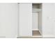 Spacious closet with sliding doors and built-in shelving offers organized storage solutions at 1305 Pagentry Dr, North Las Vegas, NV 89031