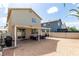 Expansive backyard with covered patio and ample space for leisure and outdoor activities at 1360 Angel Falls St, Las Vegas, NV 89142