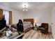 Cozy bedroom featuring a comfortable bed, modern decor, and a workspace perfect for relaxing at 1414 S 13Th St, Las Vegas, NV 89104