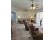 Spacious living room with lots of room for furniture and large glass sliding doors at 1461 E Elderberry St, Pahrump, NV 89048