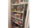 Organized pantry shelving with plenty of space for food storage at 1461 E Elderberry St, Pahrump, NV 89048