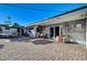 Paver patio has outdoor furniture and access to the home via a sliding glass door at 1631 Ottawa Dr, Las Vegas, NV 89169