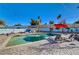 Inviting in-ground pool surrounded by a brick patio, perfect for outdoor enjoyment at 1631 Ottawa Dr, Las Vegas, NV 89169