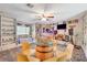 Recreation room has a bar, decor, table, and shelving for decorations at 1631 Ottawa Dr, Las Vegas, NV 89169