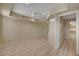 Spacious bedroom featuring a ceiling fan and an adjacent walk-in closet for optimal organization at 20 E Serene Ave # 401, Las Vegas, NV 89123