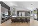 Open kitchen with an island, a built-in microwave and oven, and stainless steel appliances at 2268 Buckingham Ct, Henderson, NV 89074
