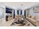 Inviting living space with comfortable seating, television, and neutral decor at 25 Colbath St, Las Vegas, NV 89110