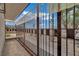 Enclosed patio with secure metal fencing, offering privacy and outdoor space at 2635 Heritage Ct, Las Vegas, NV 89121