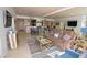 Open-concept living room with comfortable seating and an entertainment area at 270 E Flamingo Rd # 223, Las Vegas, NV 89169