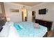 This bedroom includes a dresser and attached bathroom, allowing for maximum convenience at 270 E Flamingo Rd # 223, Las Vegas, NV 89169