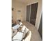 Inviting outdoor patio area with tile flooring and views at 270 E Flamingo Rd # 223, Las Vegas, NV 89169