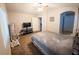 Cozy bedroom features neutral walls, carpeted floors, and comfortable furnishings at 2840 China Cove St, Laughlin, NV 89029