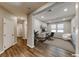 Bright home office with a desk, chair, and large windows at 2910 Monate Ct, Henderson, NV 89044
