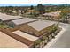 Single-Gathering home with well-maintained landscaping, a privacy wall, and a clear view of the rear of the home at 3706 Etendre Ct, Las Vegas, NV 89121